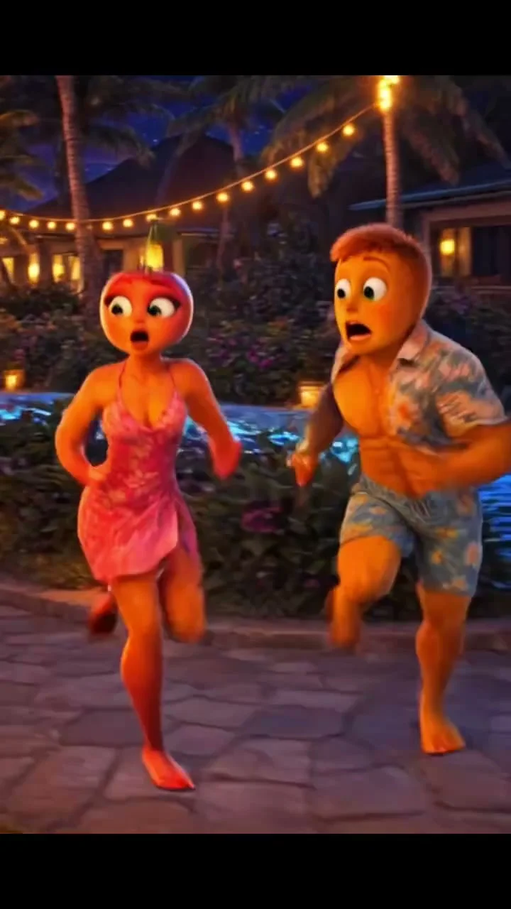 Pineapena - Fruit Love Island character